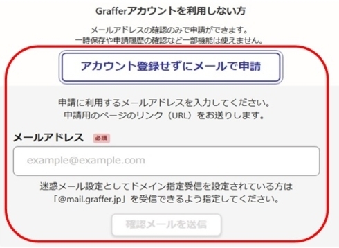grafferメルアド