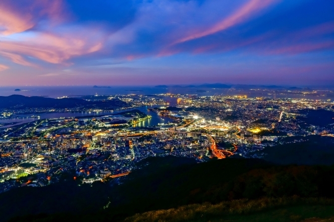 皿倉山夜景