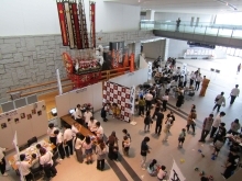 昨年の文教祭の高校生ブースの様子の写真
