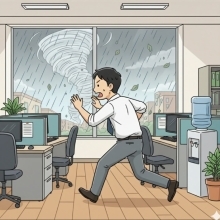 オフィス内での竜巻対策