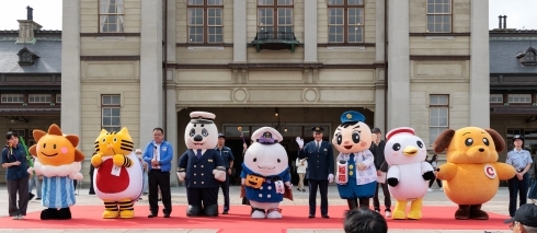 参加する「ゆるキャラ」の写真