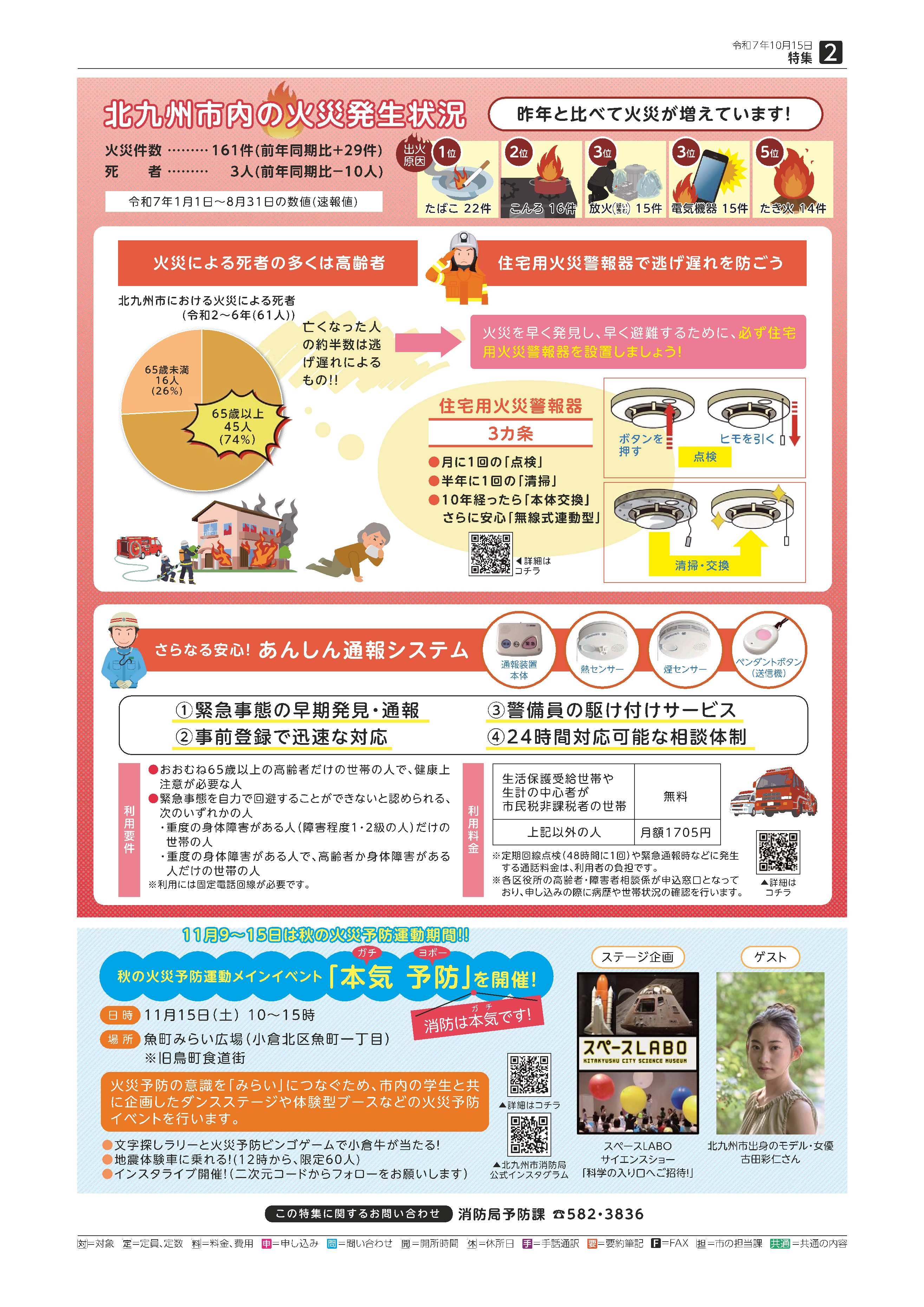 市政だよりの2面イメージ