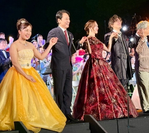 小倉城オペラプレミアムコンサート2025　の様子