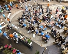 昨年の様子(お花のセリ体験)