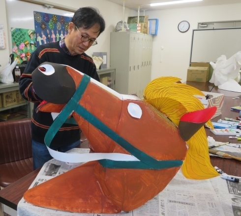 作業風景の写真