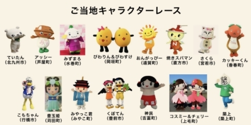ご当地キャラの画像