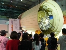 種子島宇宙センターの見学の様子