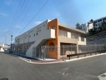 折尾保育所の外観（北面）の写真