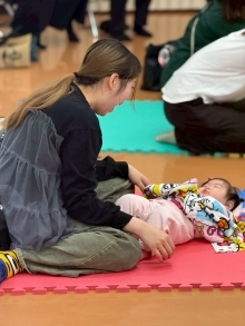 参加した親子の写真