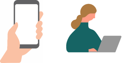 スマホ・PCのイラスト
