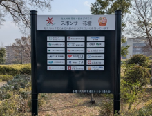 スポンサー名板の写真