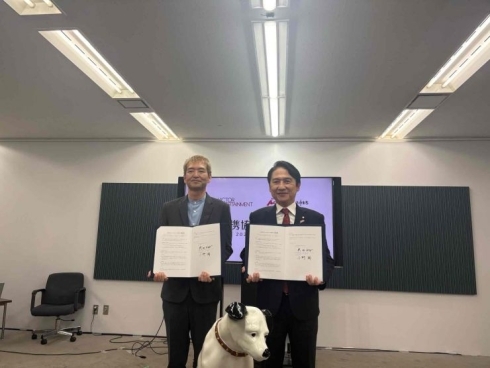 【個別会見】ビクターエンタテインメント×北九州市「地方創生プロジェクト発表記者会見」　の様子
