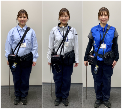 委託業者夏服（空調服着用時）イメージ
