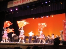 消防音楽隊の演奏