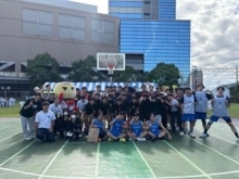 昨年の3on3大会の集合の様子の写真