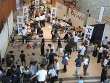 昨年の文教祭の九州工業大学ブースの様子の写真