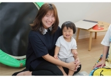 依頼会員とこどもの写真