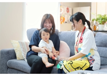 依頼会員と提供会員とこどもの写真