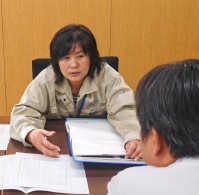 長岡睦美主査写真