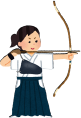 弓道イラスト