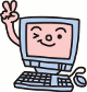 パソコンイラスト