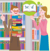 図書館イラスト