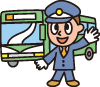 バス運転者イラスト