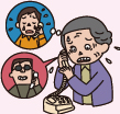電話詐欺イラスト