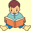 本を読む子どもイラスト