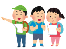 オリエンテーリングイラスト