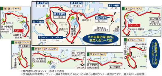 駅伝コースイラスト