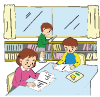 読書イラスト