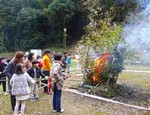 どんど焼き写真