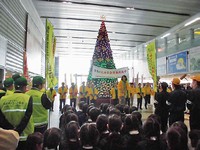 年末の交通安全運動写真