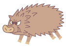 イノシシイラスト
