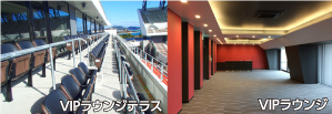 スタジアム西サイドスタンド写真