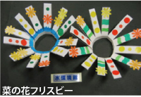 菜の花フリスビー写真