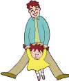 親子イラスト