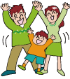 親子イラスト