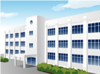 学校施設老朽化対策事業イメージイラスト