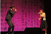 K-POPの歌とダンスのコンテスト写真