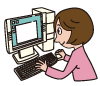 パソコン教室イラスト