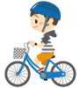 自転車に乗る子どもイラスト