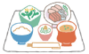 食卓イラスト