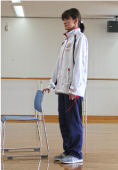 つま先立ち・かかと立ち