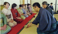 年忘れ　男の茶会写真