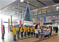 年末の交通安全運動写真