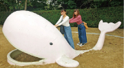 チェックポイントでのポーズ写真