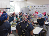 「健康料理普及講習会」写真