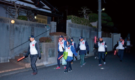 公園、緑道、路地など、地域をくまなくパトロール写真